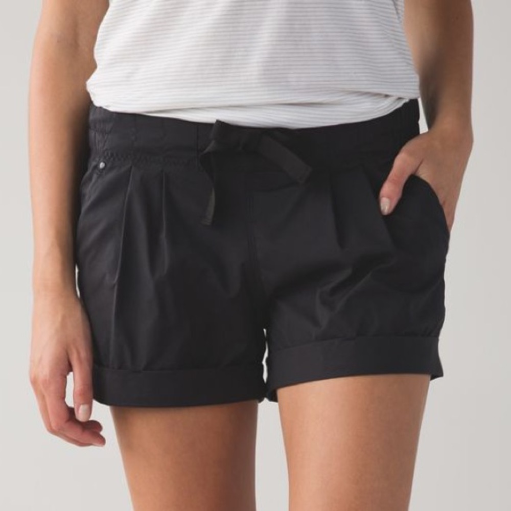 LULULEMON spring break away short black 4